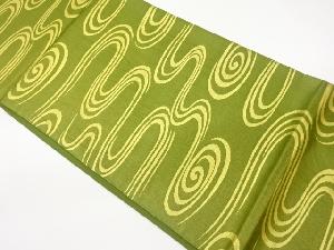 流水模様織り出し袋帯